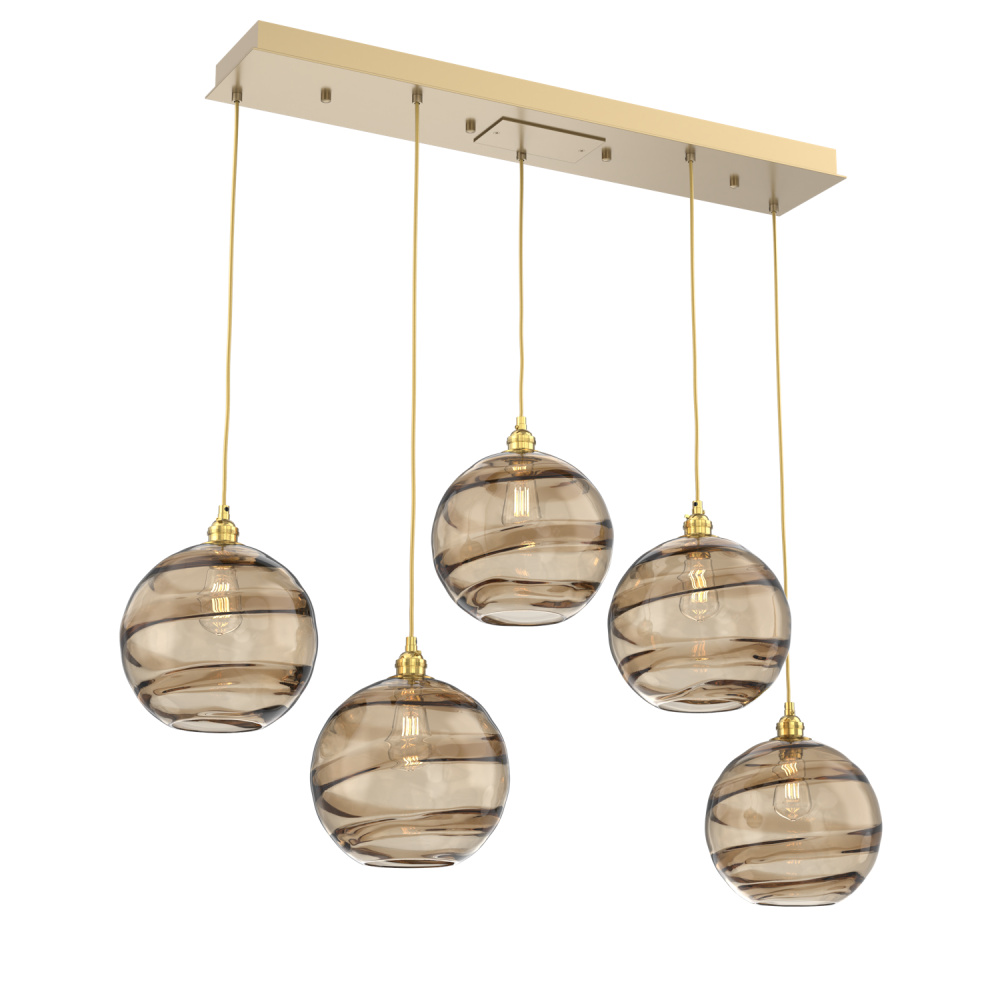Terra Linear 5pc Multi-Pendant