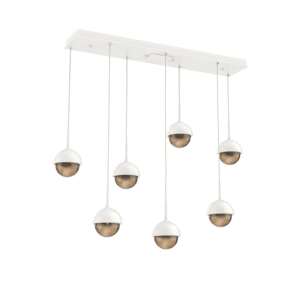 Cabochon Linear 7pc Multi-Pendant