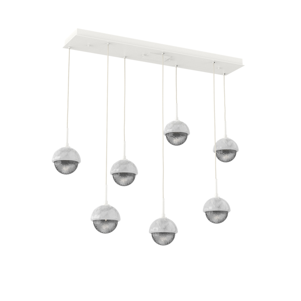 Cabochon Linear 7pc Multi-Pendant