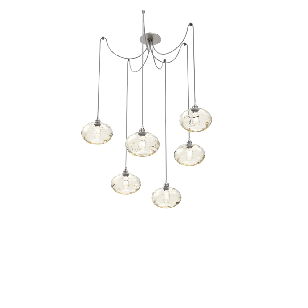 Coppa Round 6pc Swag Multi-Pendant