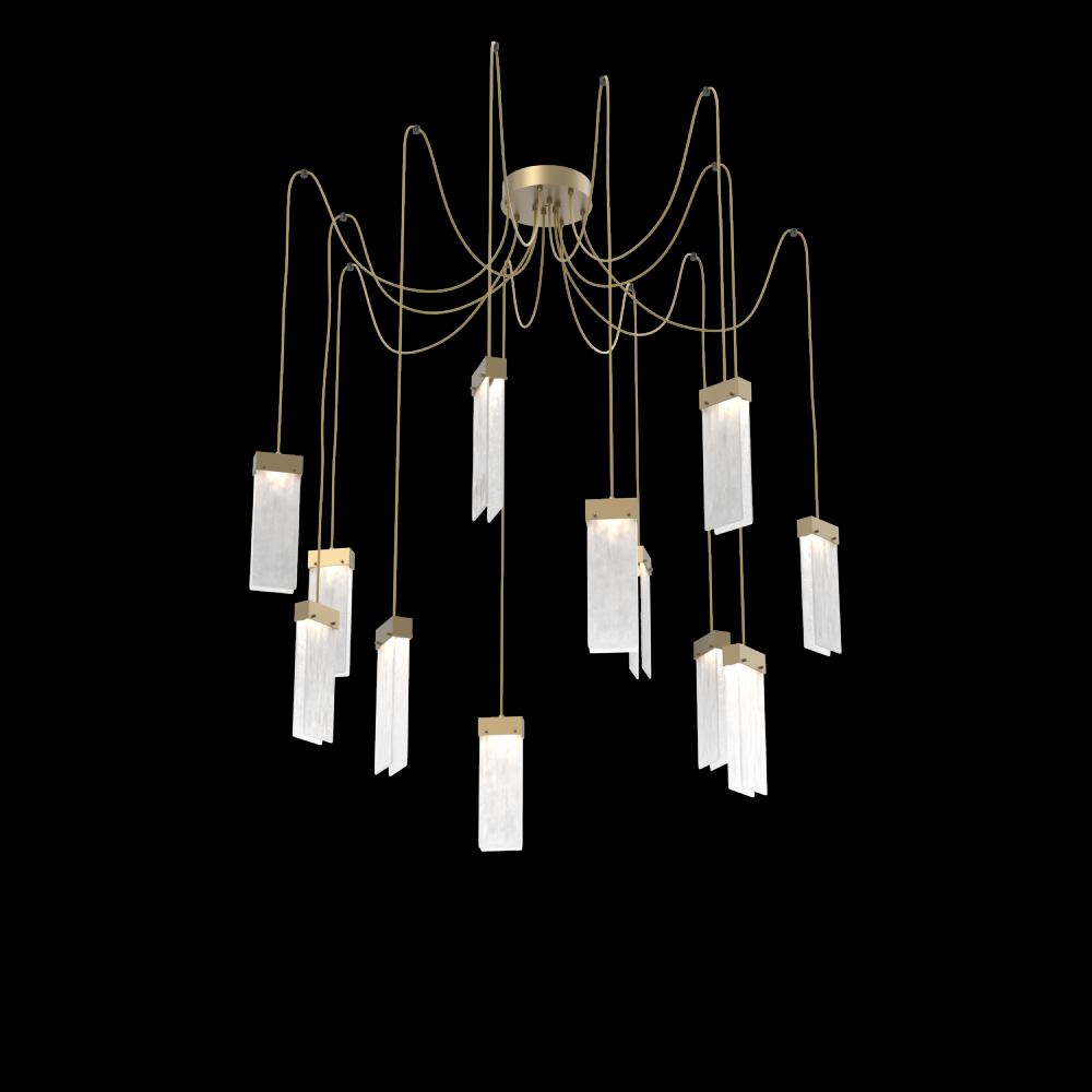 Parallel Round 12pc Swag Multi-Pendant