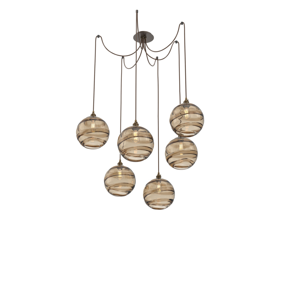 Terra Round 6pc Swag Multi-Pendant