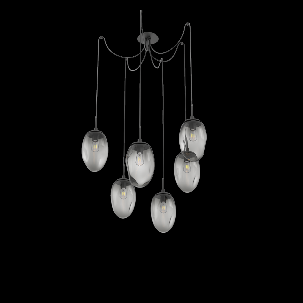 Meteo Round 6pc Swag Multi-Pendant (Bulb)