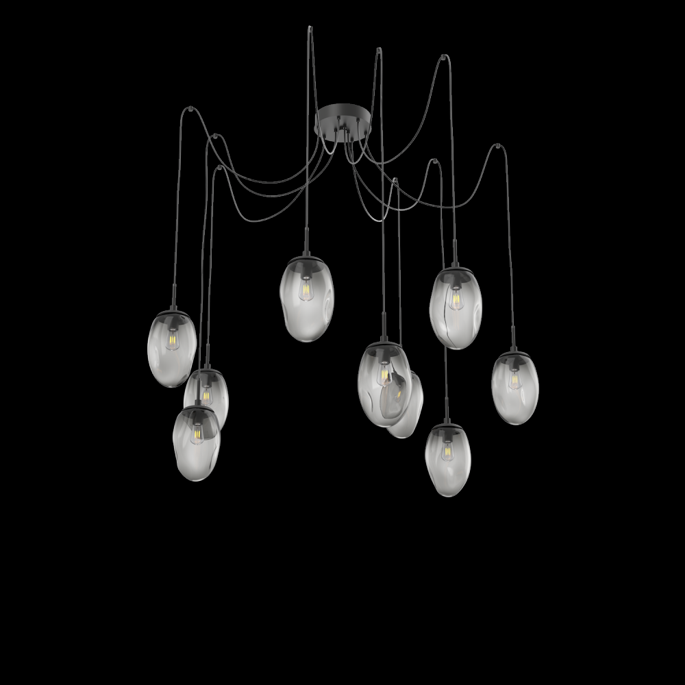 Meteo Round 9pc Swag Multi-Pendant (Bulb)