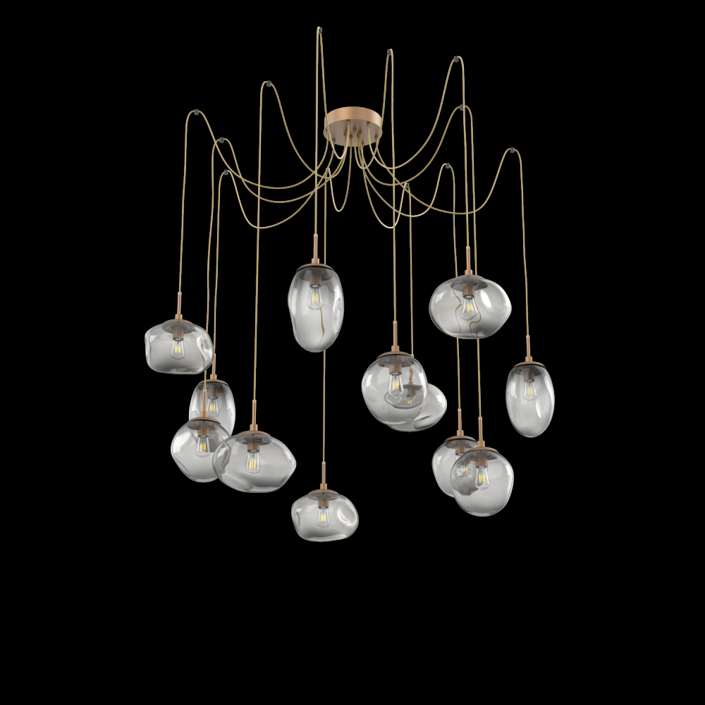 Cosmos Round 12pc Swag Multi-Pendant (Bulb)