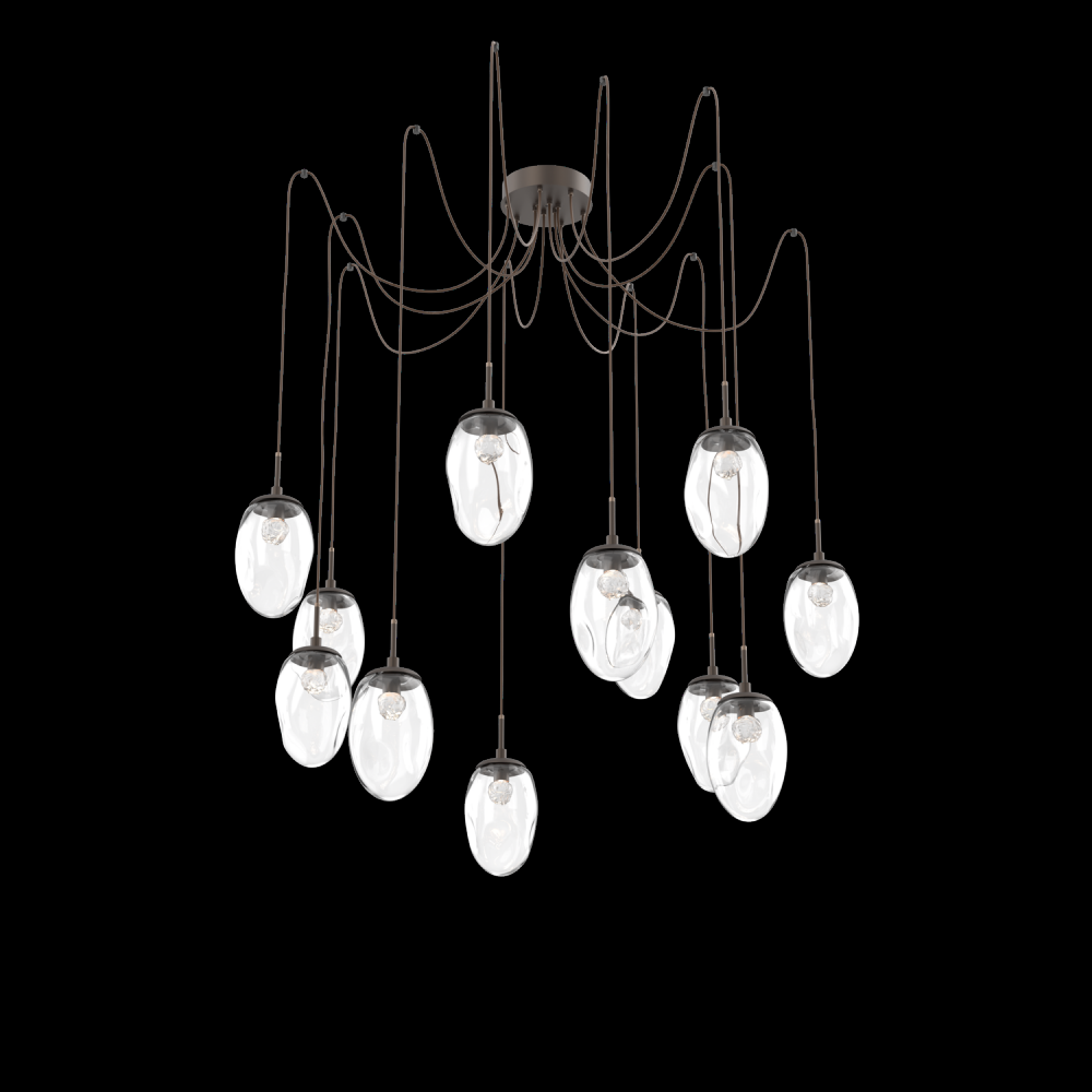 Meteo Round 12pc Swag Multi-Pendant (LED)