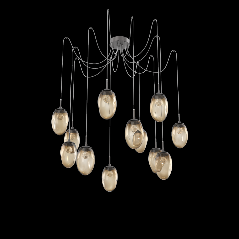 Meteo Round 12pc Swag Multi-Pendant (LED)