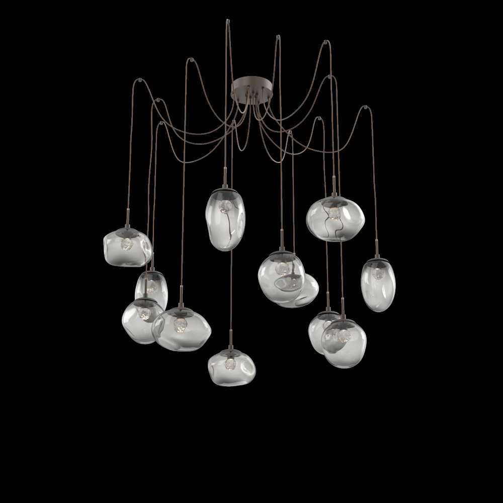 Cosmos Round 12pc Swag Multi-Pendant (LED)