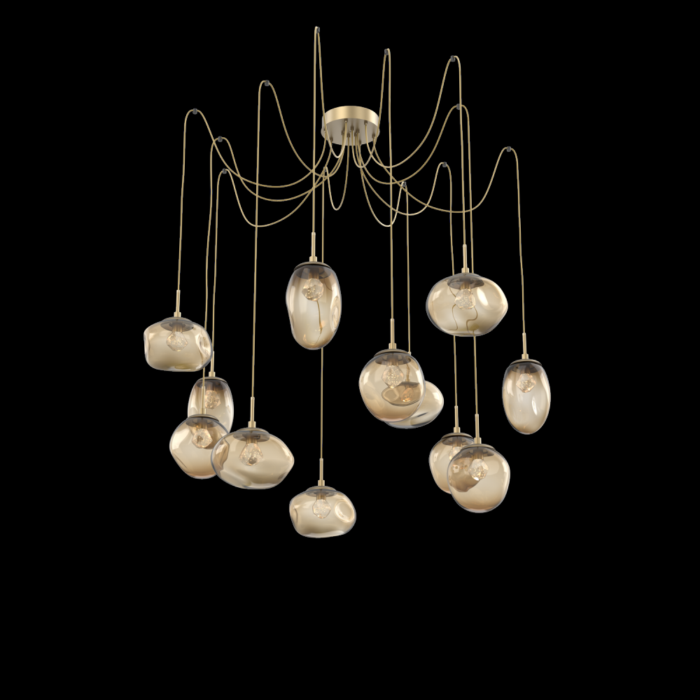 Cosmos Round 12pc Swag Multi-Pendant (LED)