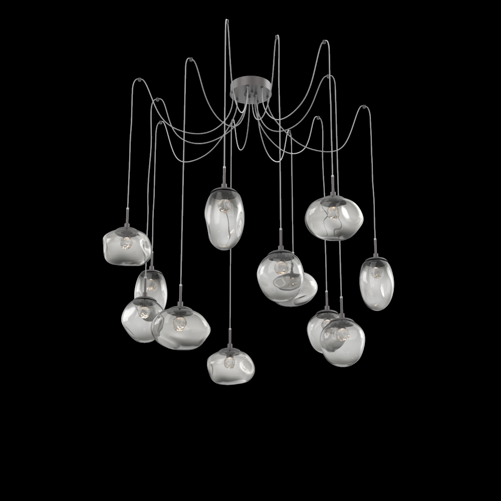 Cosmos Round 12pc Swag Multi-Pendant (LED)