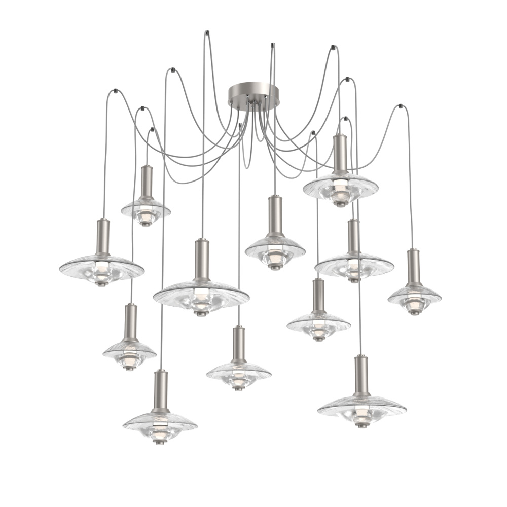Cirrus Round 12pc Swag Multi-Pendant Chandelier