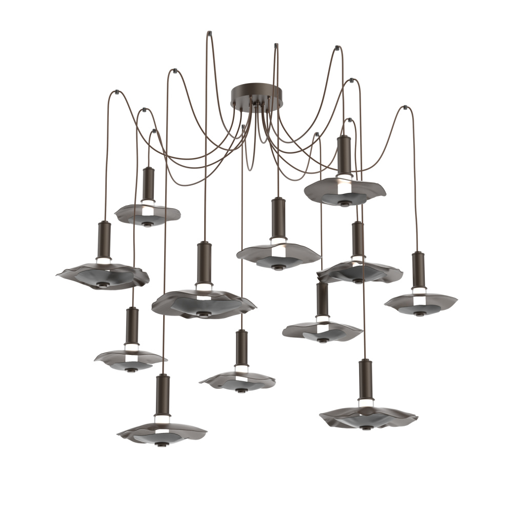 Cumulus Round 12pc Swag Multi-Pendant Chandelier
