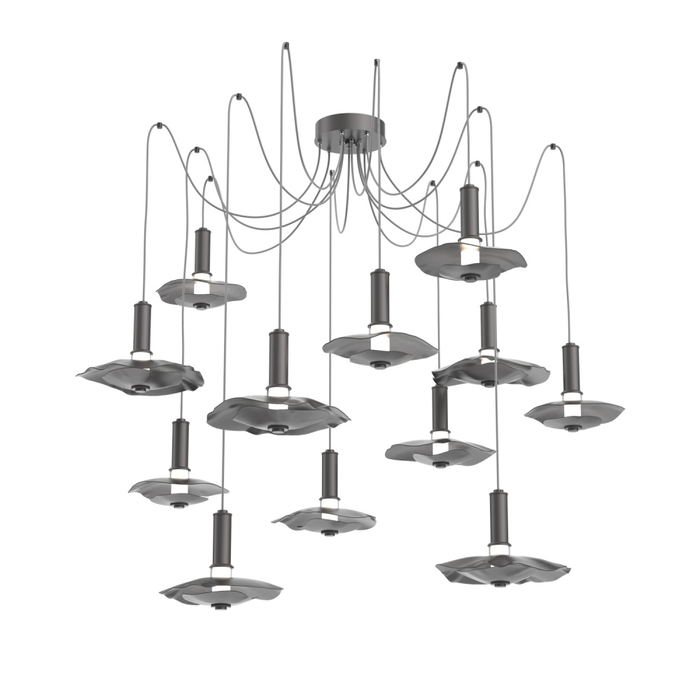 Cumulus Round 12pc Swag Multi-Pendant Chandelier