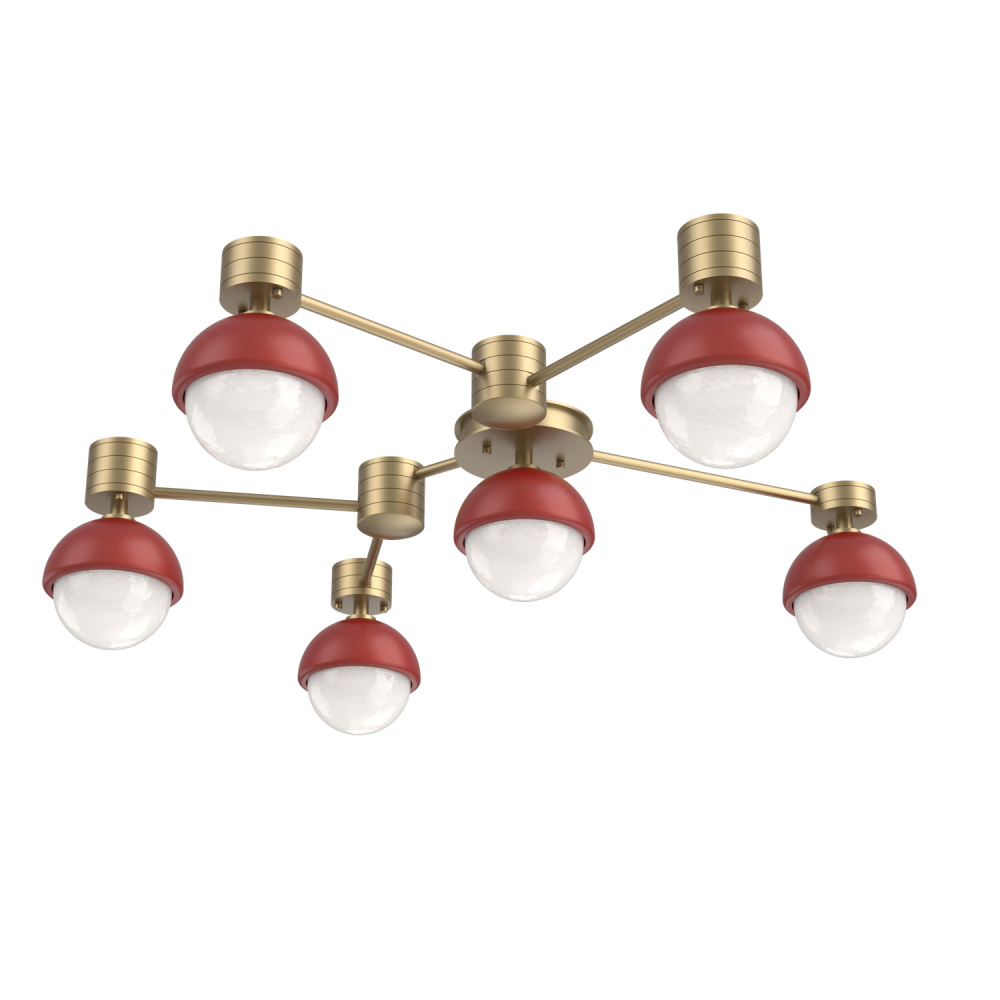 Hub & Spoke - Cabochon - Round - 6pc