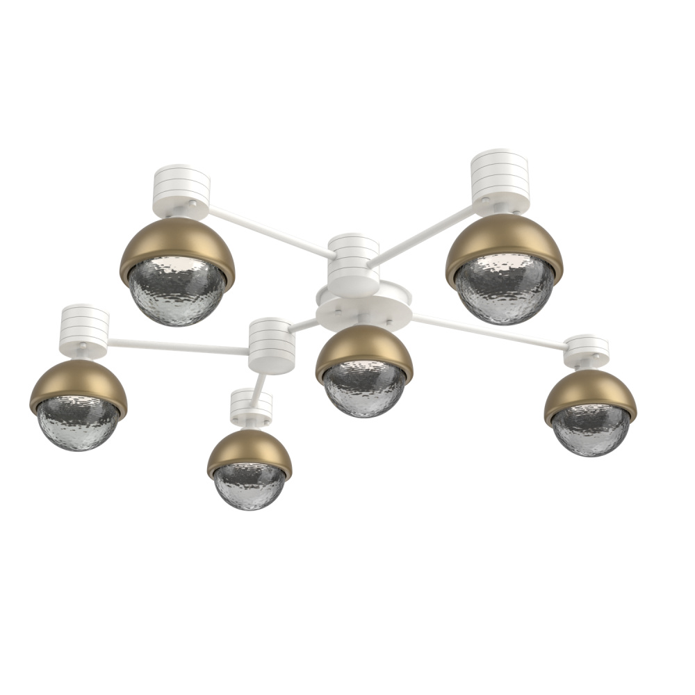 Hub & Spoke - Cabochon - Round - 6pc