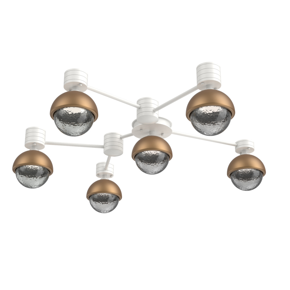 Hub & Spoke - Cabochon - Round - 6pc