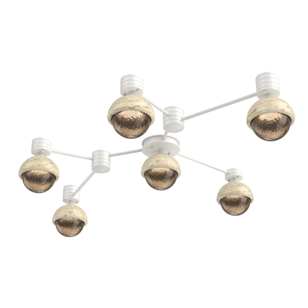Hub & Spoke - Cabochon - Linear - 6pc
