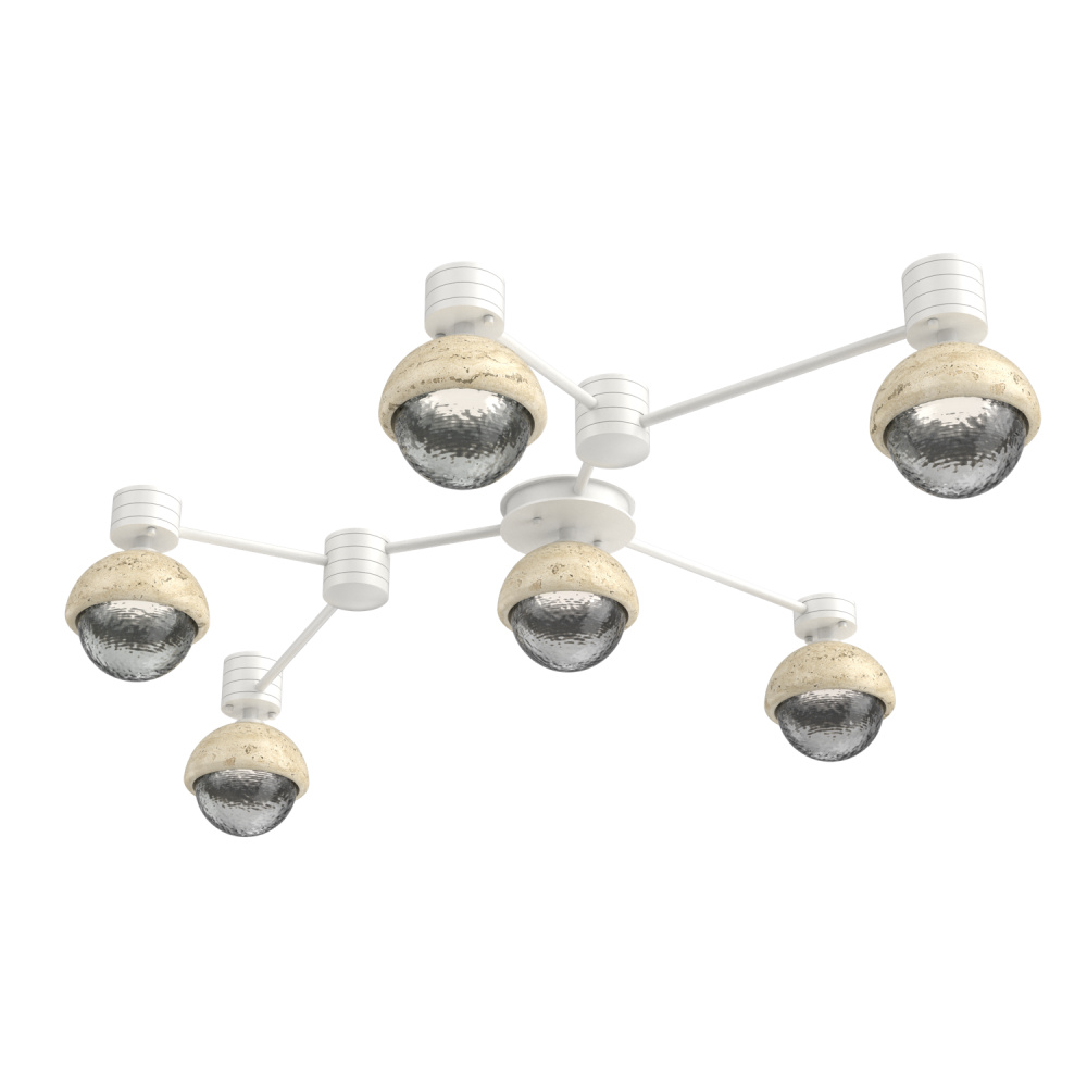 Hub & Spoke - Cabochon - Linear - 6pc