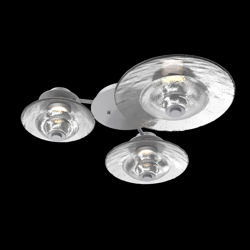 Hub & Spoke - Cirrus - 3pc (warm glass and cast glass)