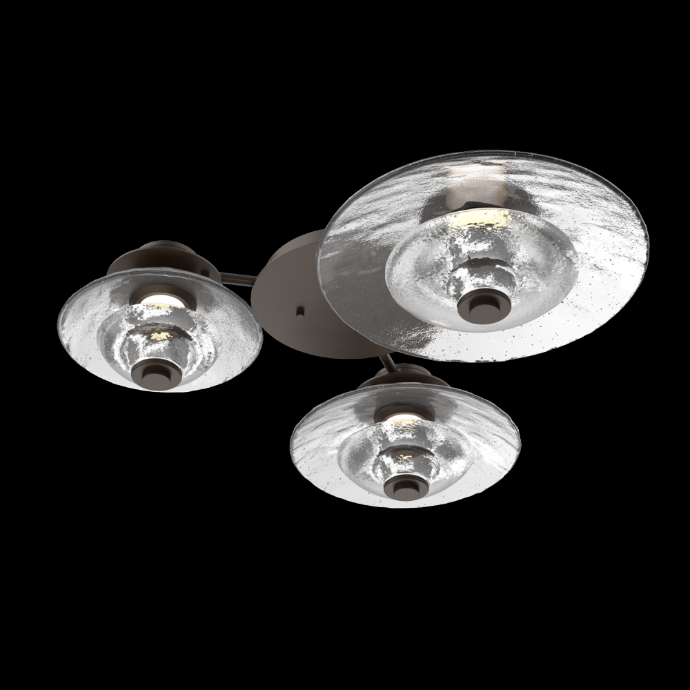 Hub & Spoke - Cirrus - 3pc (warm glass and cast glass)