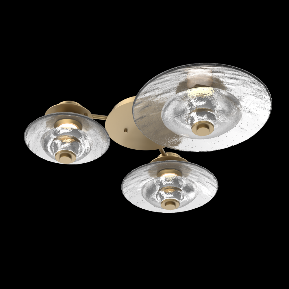 Hub & Spoke - Cirrus - 3pc (warm glass and cast glass)