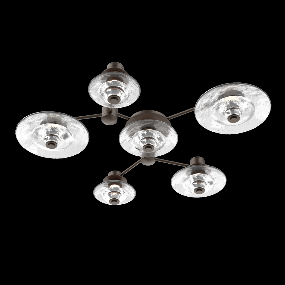 Hub & Spoke - Cirrus - Round - 6pc (warm glass and cast glass)