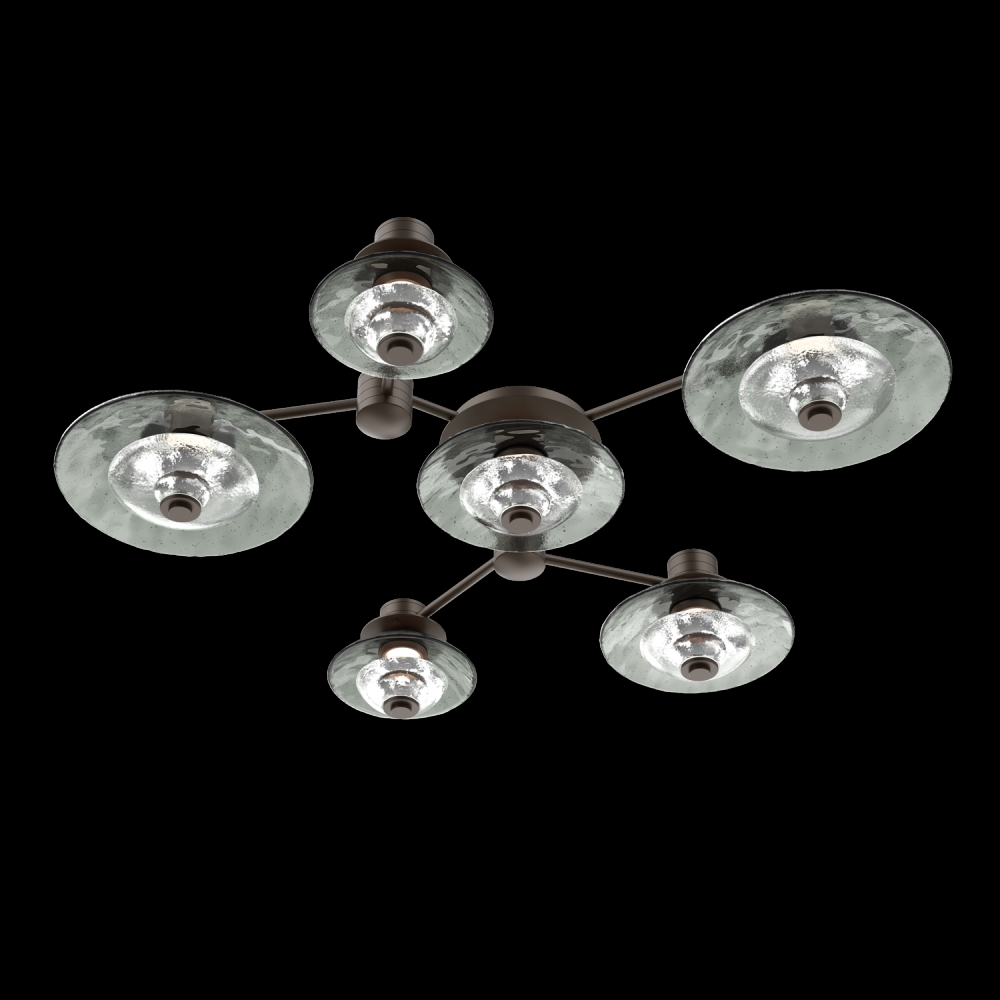 Hub & Spoke - Cirrus - Round - 6pc (warm glass and cast glass)