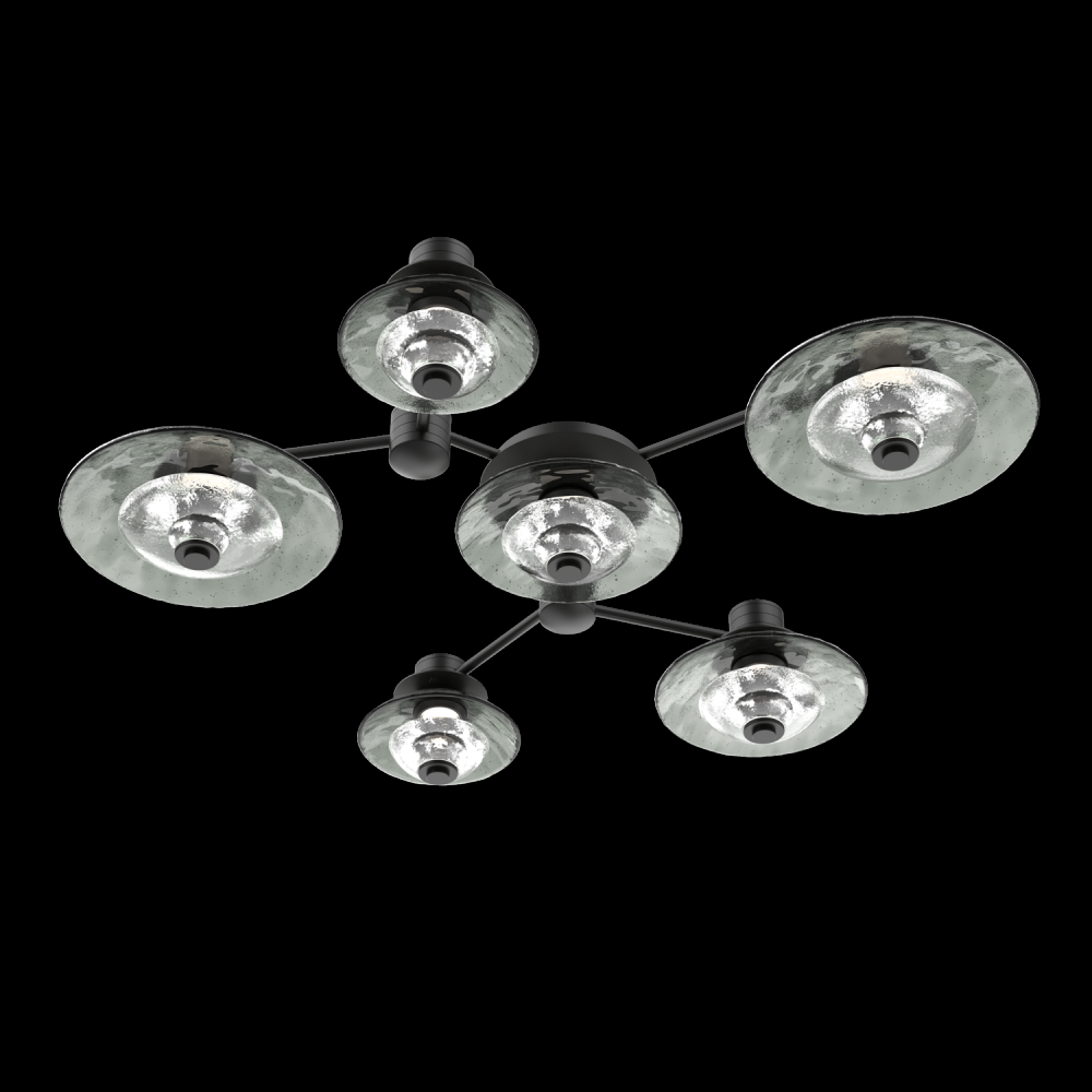 Hub & Spoke - Cirrus - Round - 6pc (warm glass and cast glass)
