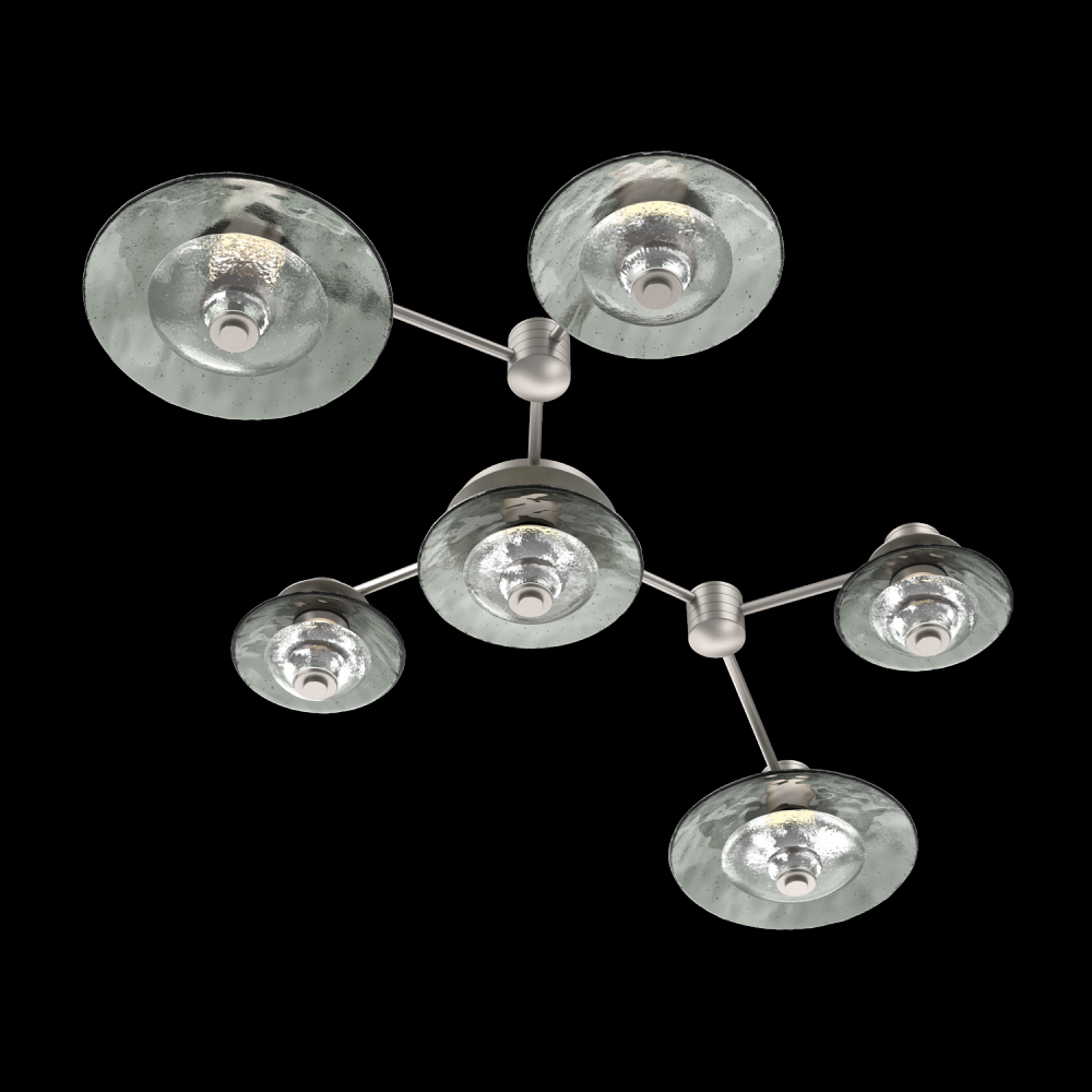 Hub & Spoke - Cirrus - Linear - 6pc (warm glass and cast glass)