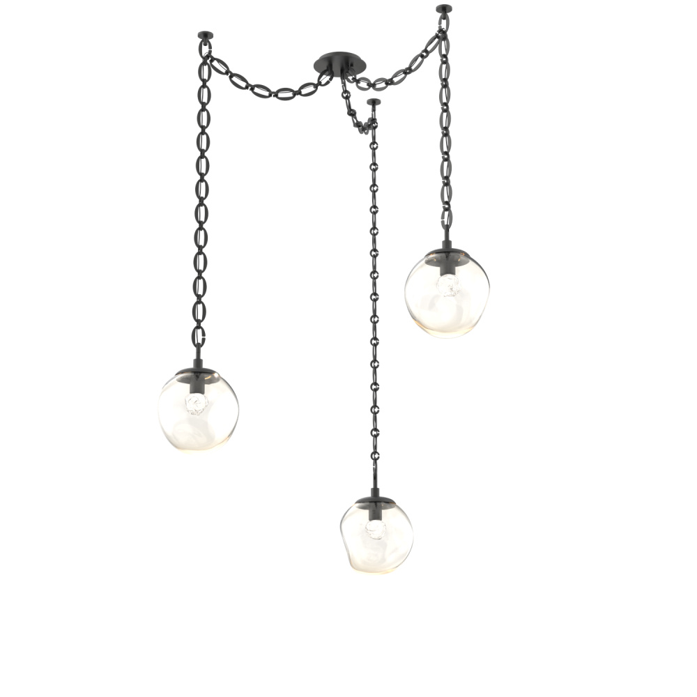 Aster LED Multi Light Pendant Multi Port Canopy Matte Black