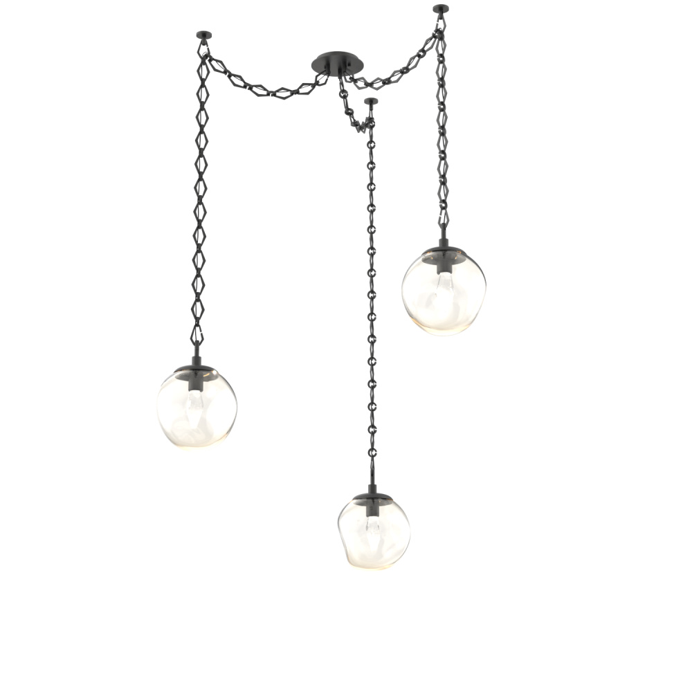 Aster LED Multi Light Pendant Multi Port Canopy Matte Black
