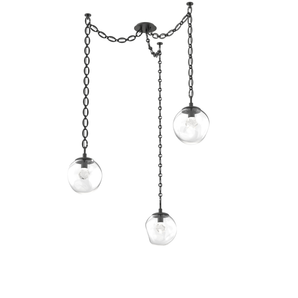 Aster LED Multi Light Pendant Multi Port Canopy Matte Black