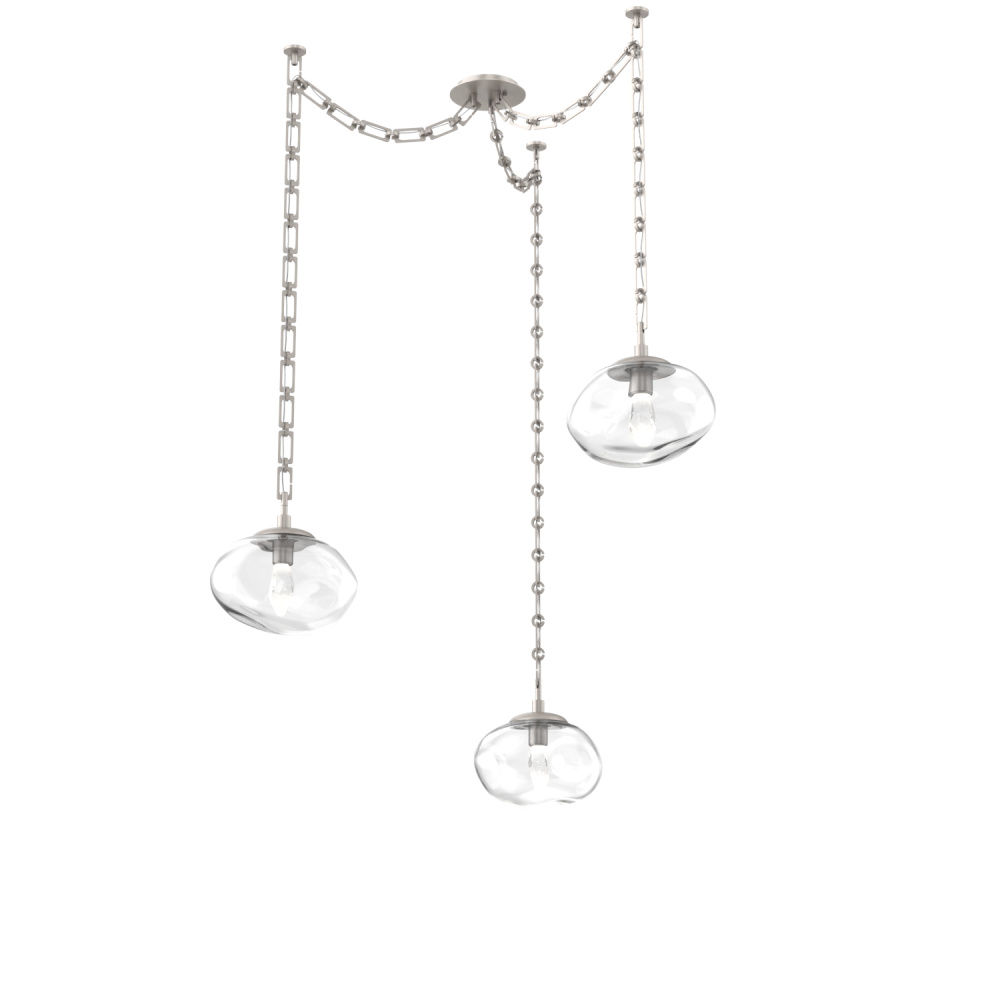 Nova Round 3pc Swag Multi-Pendant Chain (LED)