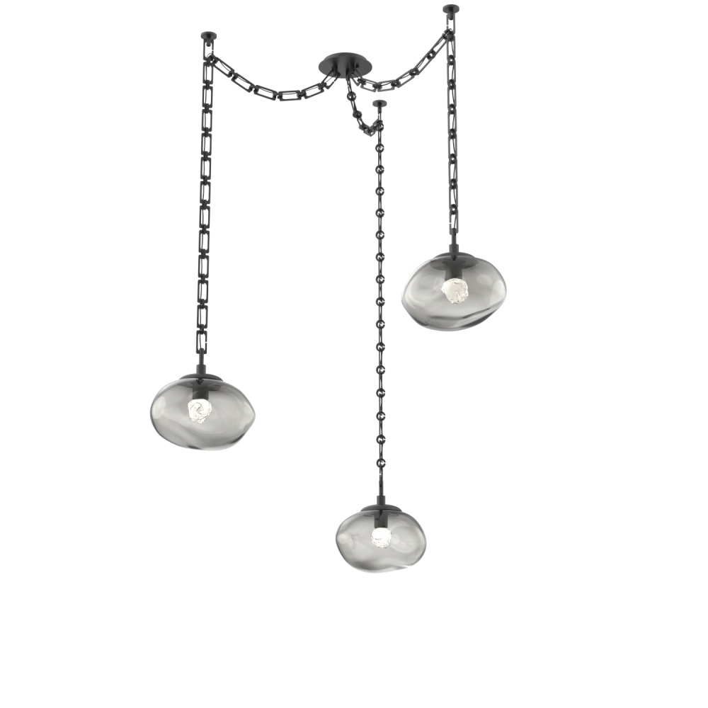 Nova LED Multi Light Pendant Matte Black