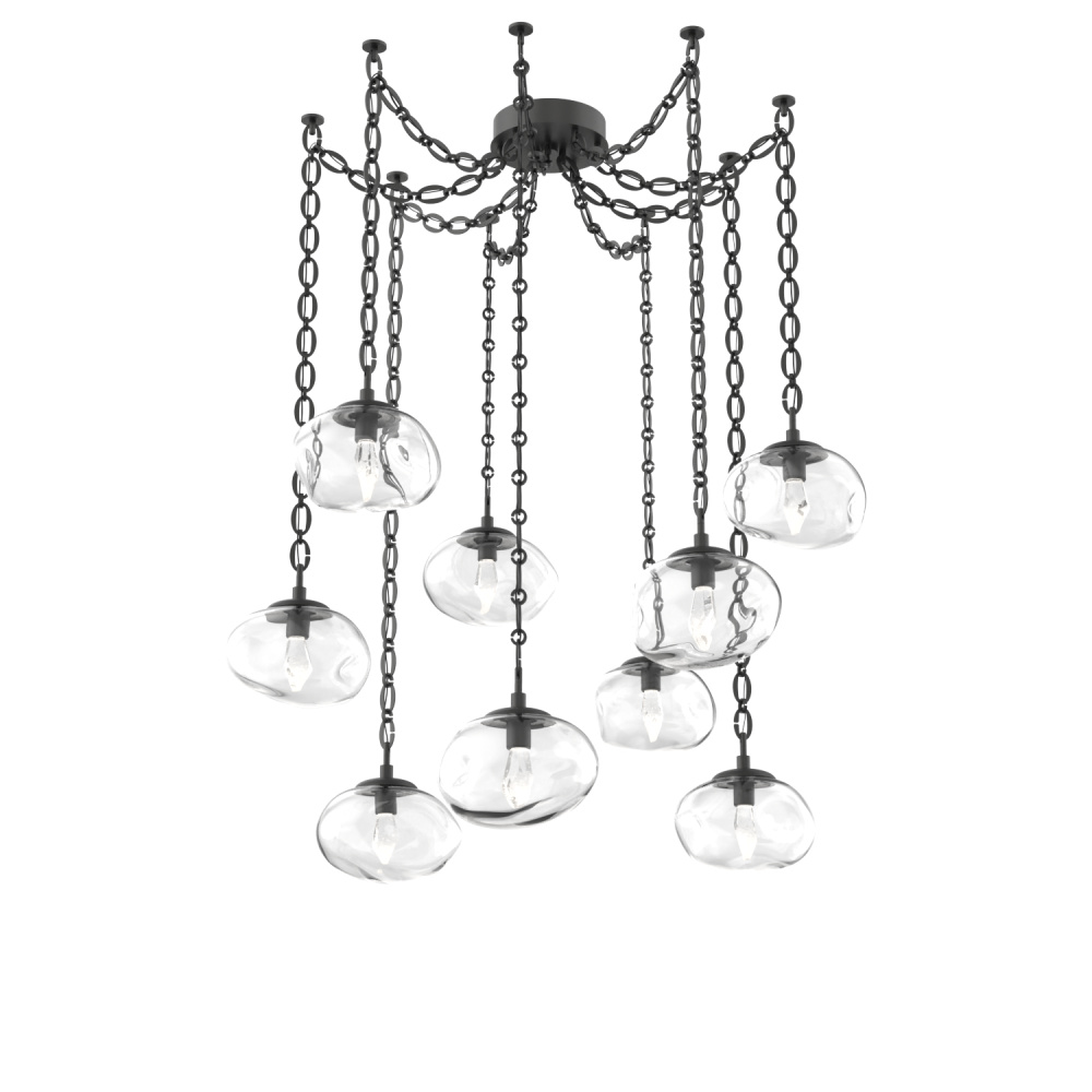 Nova Round 9pc Swag Multi-Pendant Chain (LED)