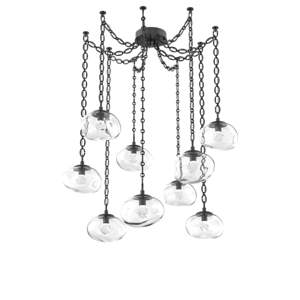 Nova LED Multi Light Pendant Matte Black