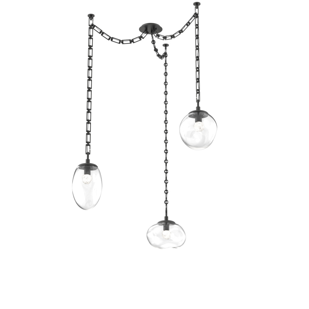 Cosmos Round 3pc Swag Multi-Pendant Chain (LED)