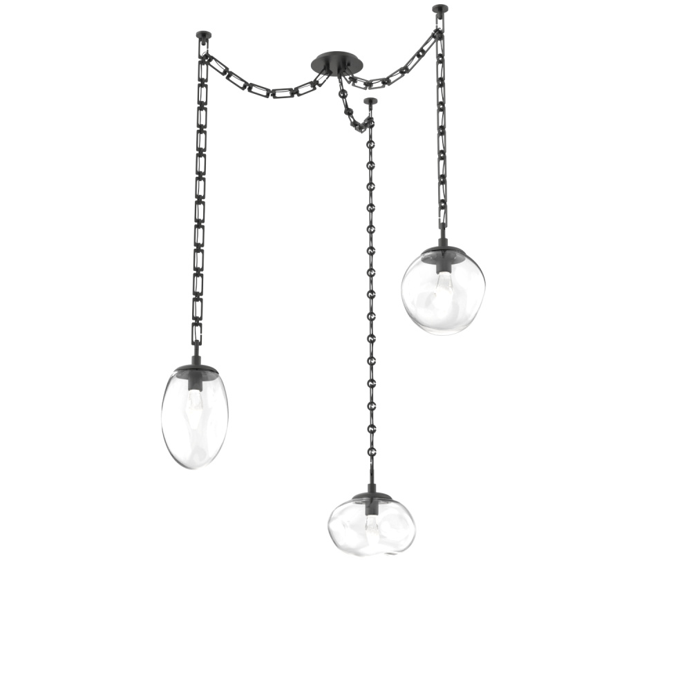 Cosmos Round 3pc Swag Multi-Pendant Chain (LED)