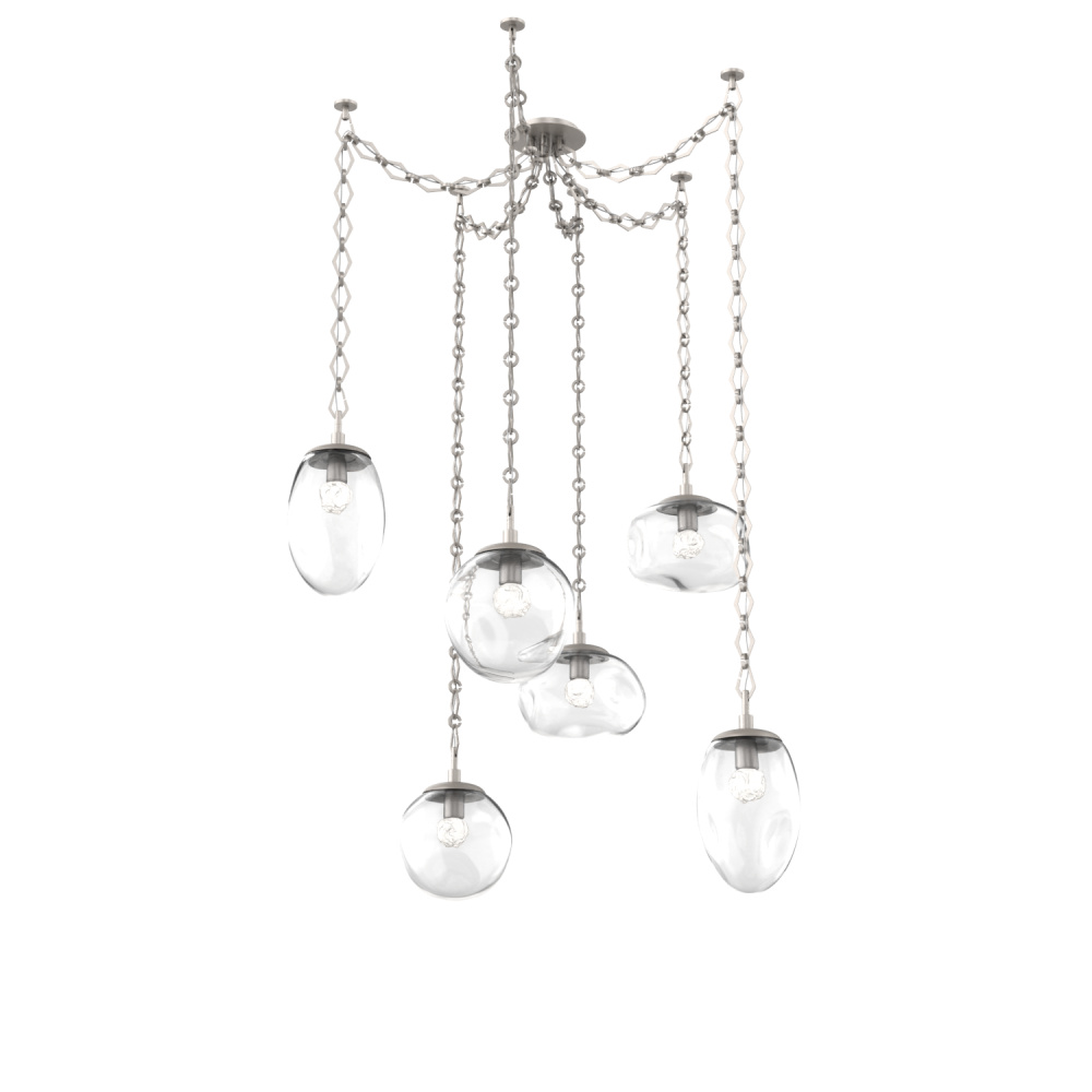 Cosmos Round 6pc Swag Multi-Pendant Chain (LED)