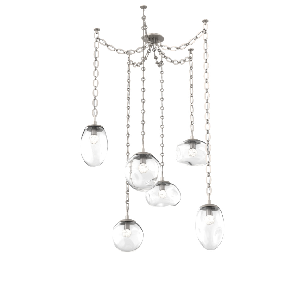 Cosmos Round 6pc Swag Multi-Pendant Chain (LED)