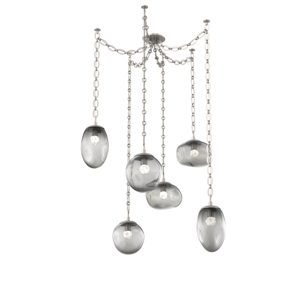 Cosmos Round 6pc Swag Multi-Pendant Chain (LED)