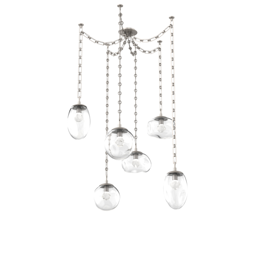Cosmos Round 6pc Swag Multi-Pendant Chain (LED)