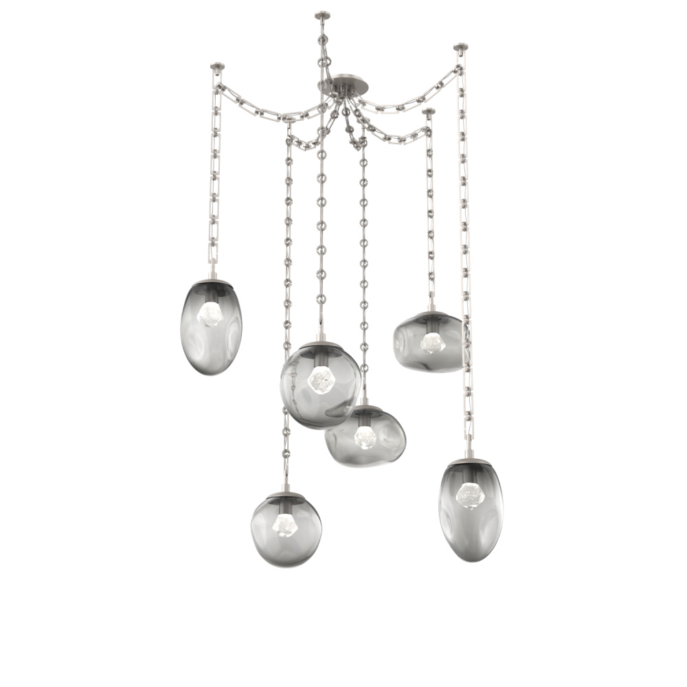 Cosmos Round 6pc Swag Multi-Pendant Chain (LED)