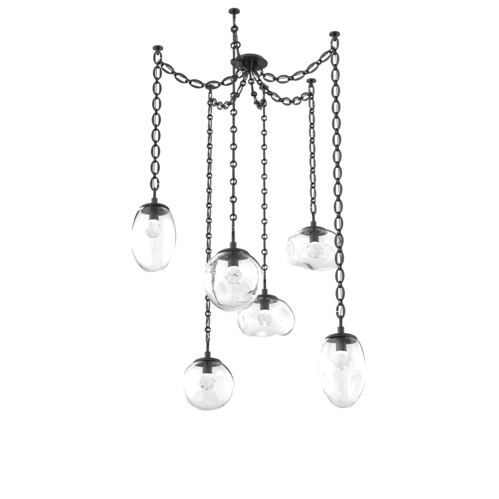 Cosmos Round 6pc Swag Multi-Pendant Chain (LED)