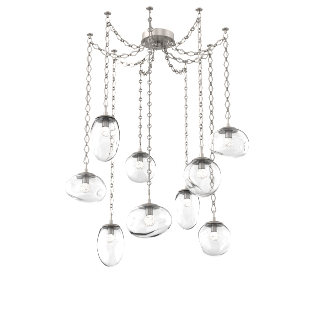 Cosmos Round 9pc Swag Multi-Pendant Chain (LED)