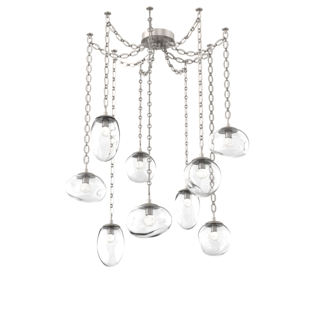 Cosmos Round 9pc Swag Multi-Pendant Chain (LED)