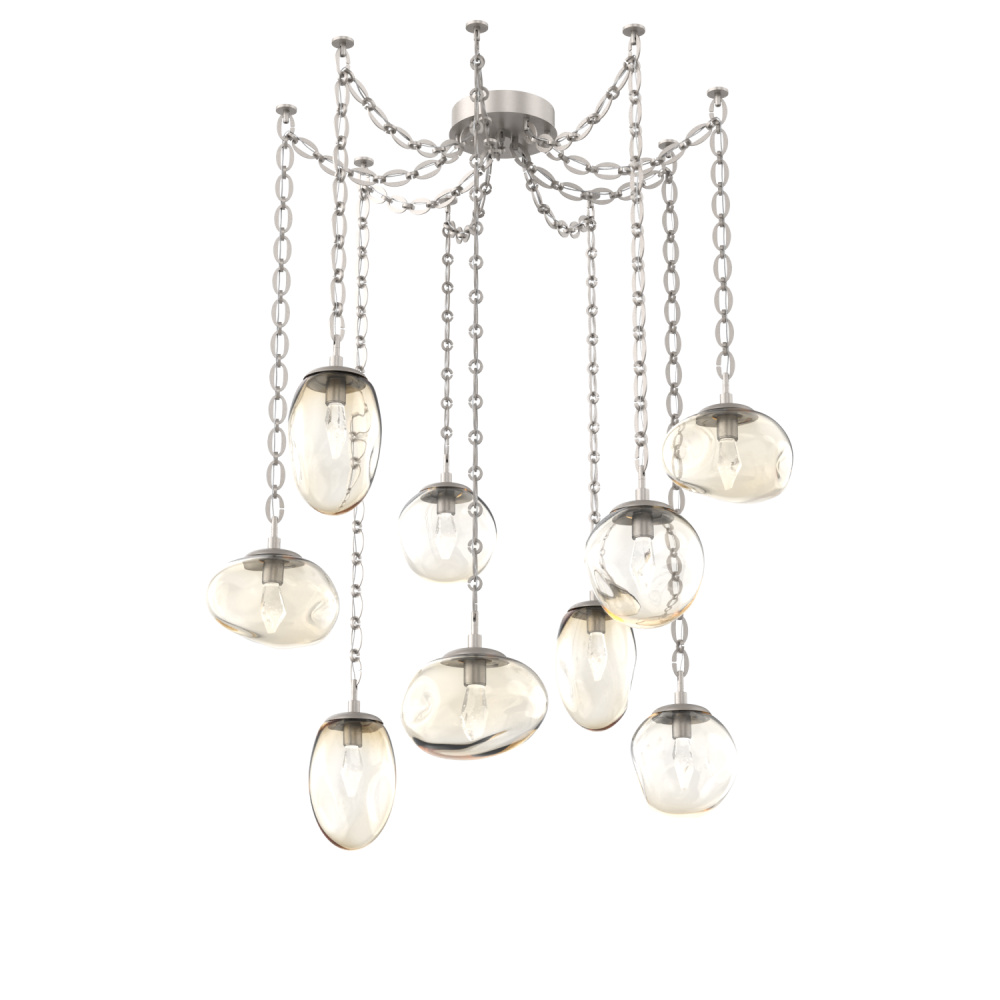 Cosmos Round 9pc Swag Multi-Pendant Chain (LED)
