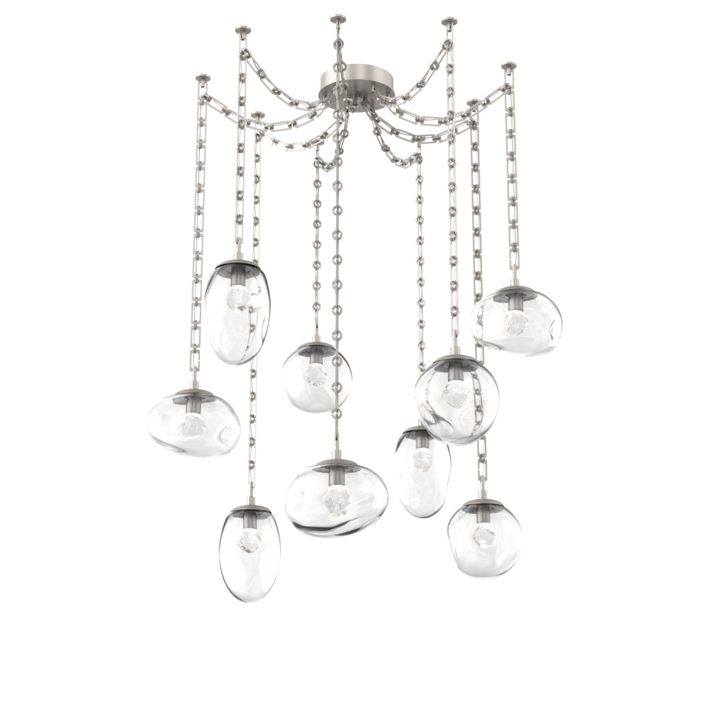 Cosmos Round 9pc Swag Multi-Pendant Chain (LED)