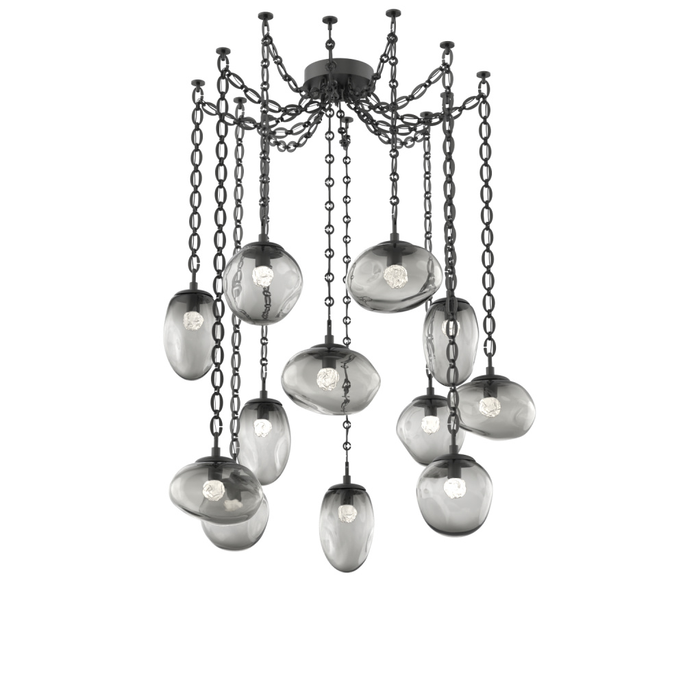 Cosmos Round 12pc Swag Multi-Pendant Chain (LED)