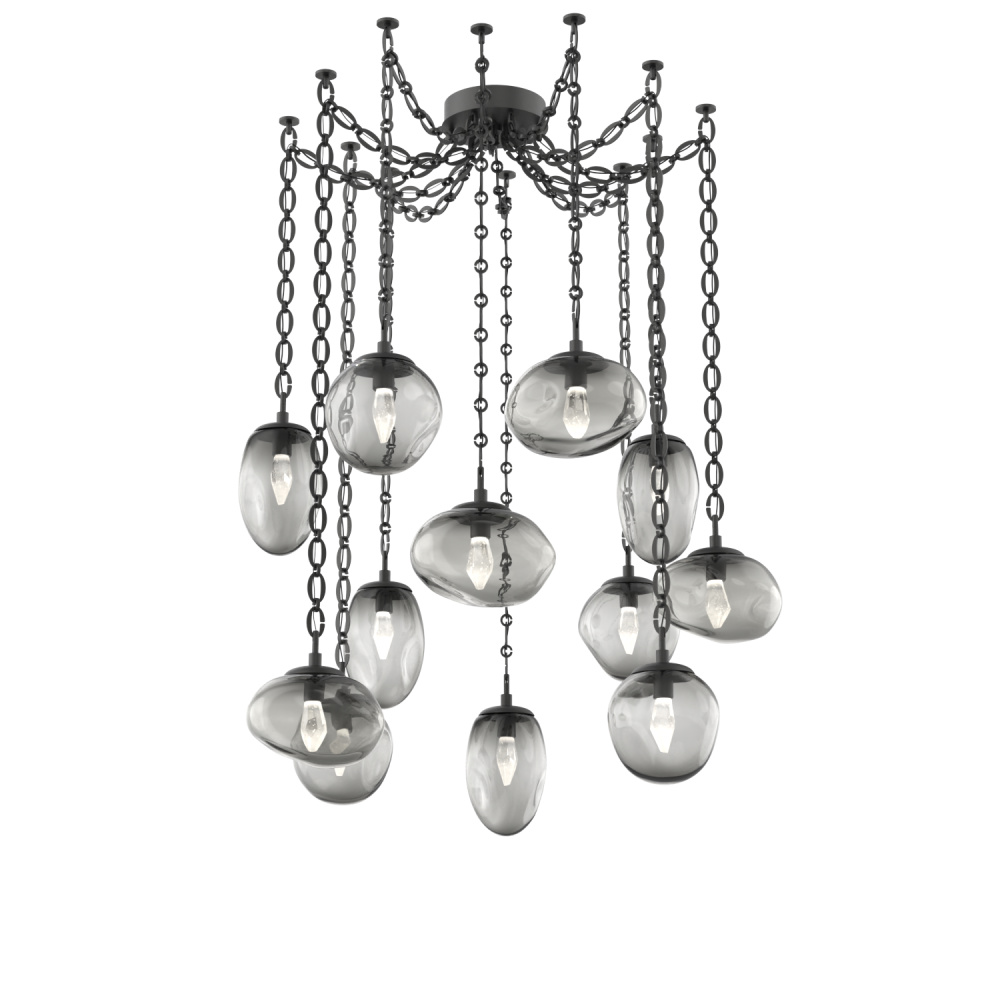 Cosmos Round 12pc Swag Multi-Pendant Chain (LED)